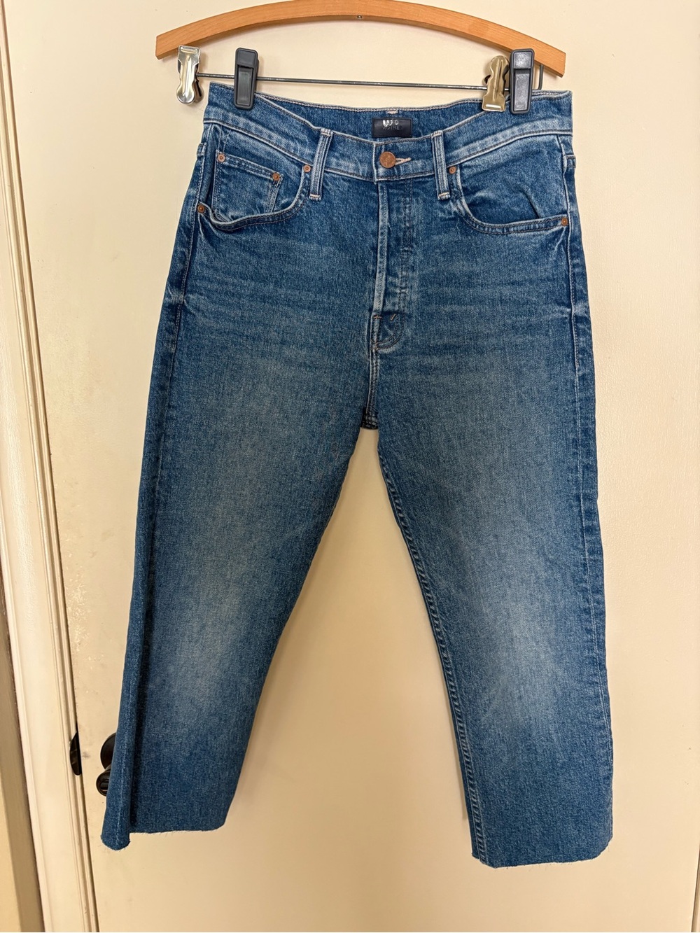 MOTHER The Tomcat Ankle Fray Jeans, size 27 - Picture 3 of 16